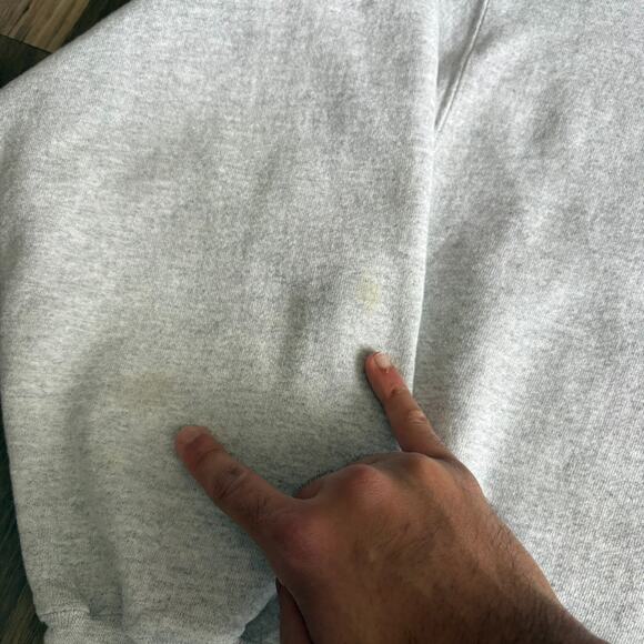 Vintage UNC Greensboro Sweatshirt Men's Size XXL Gray UNCG 1990s Worn Gray - Picture 3 of 10